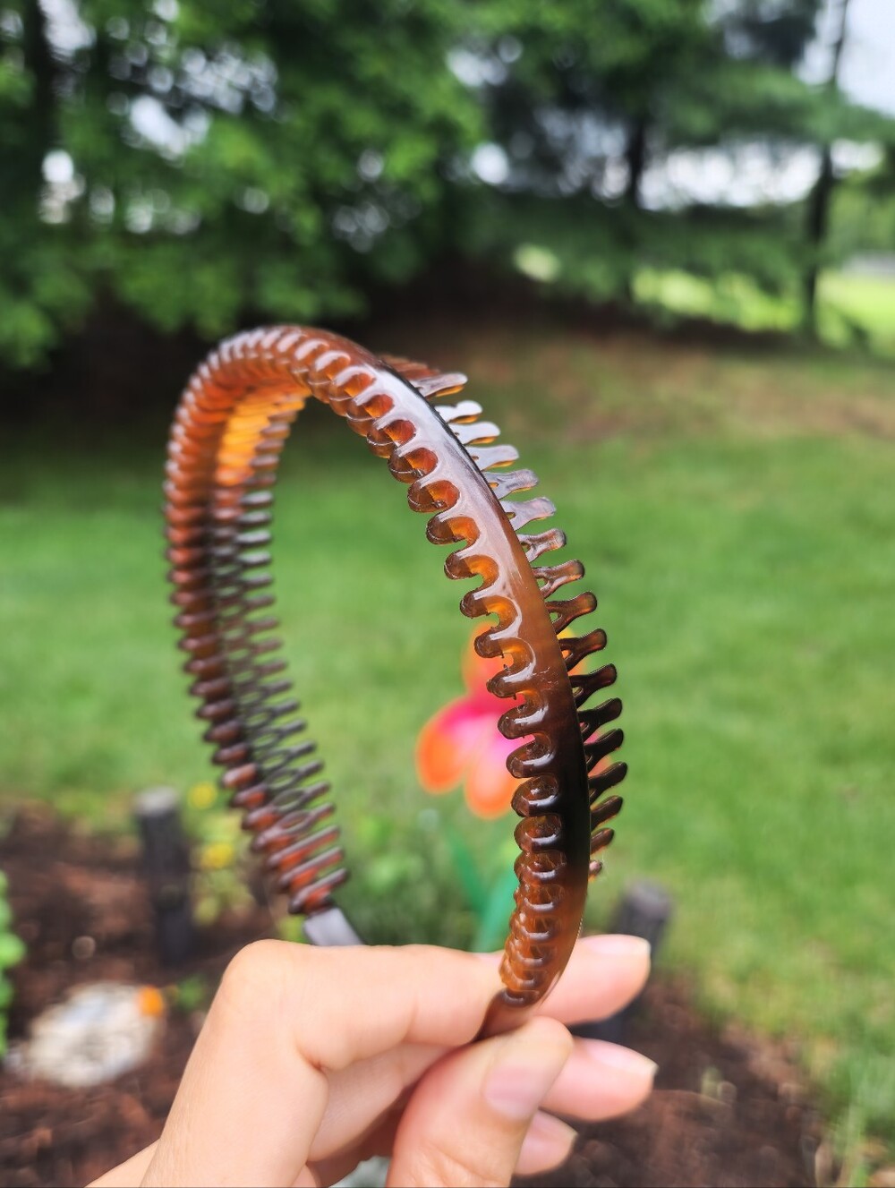Brown Tortoiseshell Plastic Hair Headband